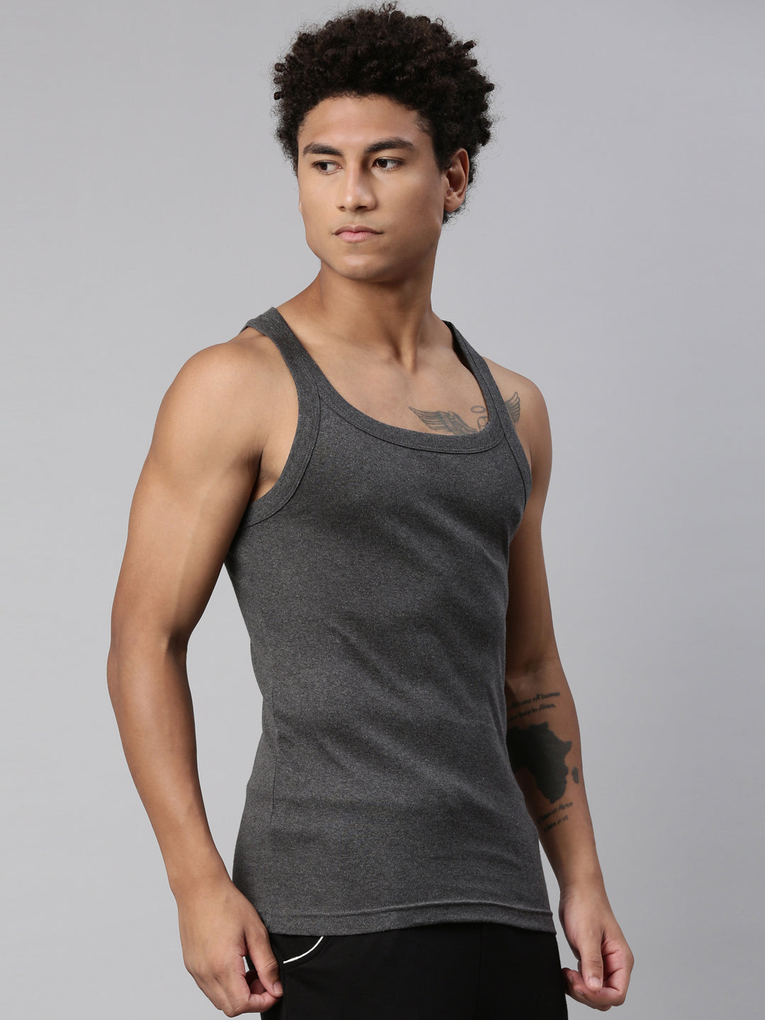 Men's Solid Vest