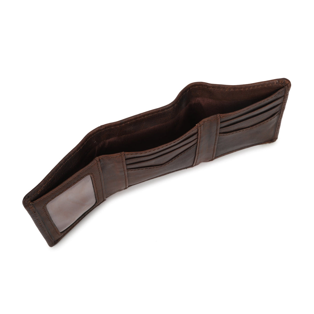 Men's Brown Brand Logo Tri-Fold Wallet - 086d7f49-2f96-4142-973f-d58c746c5d3c View