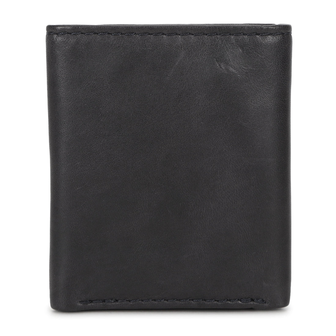Men's Black Brand Logo Tri-Fold Wallet - 48fe8812-eb48-48df-8382-0d8ed17a3306 View