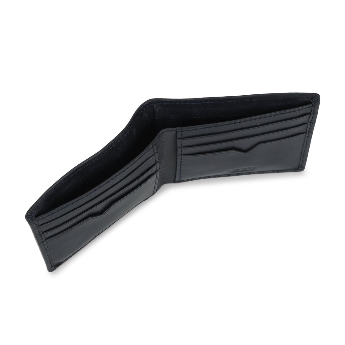 Men's Blue Brand Logo Bi-Fold Wallet - f0430f20-3d01-4497-8d30-787f5c2539c9 View