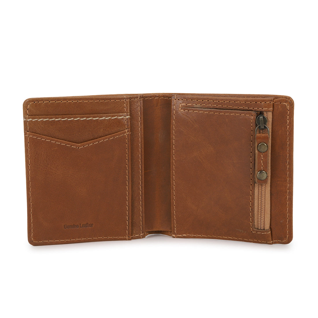 Men's Tan Brand Logo Bi-Fold Wallet - 9d5d8921-eed1-4d1d-86fd-4d9bdee8c7b0 View