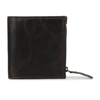 Men's Green Brand Logo Bi-Fold Wallet