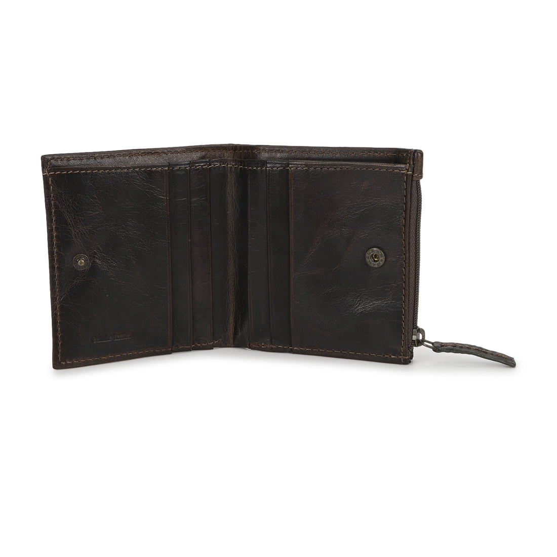 Men's Green Brand Logo Bi-Fold Wallet - bae8ebcb-5730-4890-9caf-158b60146ee6 View
