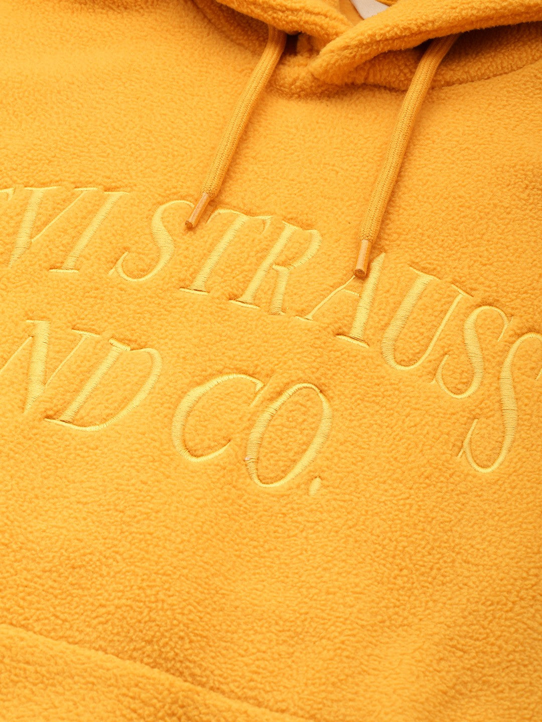 Men's Brand Logo Mustard Hooded Sweatshirt - 9574861b-1609-4cc0-b25f-f78877276c291731581243863-Mens-Brand-Logo-Mustard-Hooded-Sweatshirt-5401731581243390-2 View