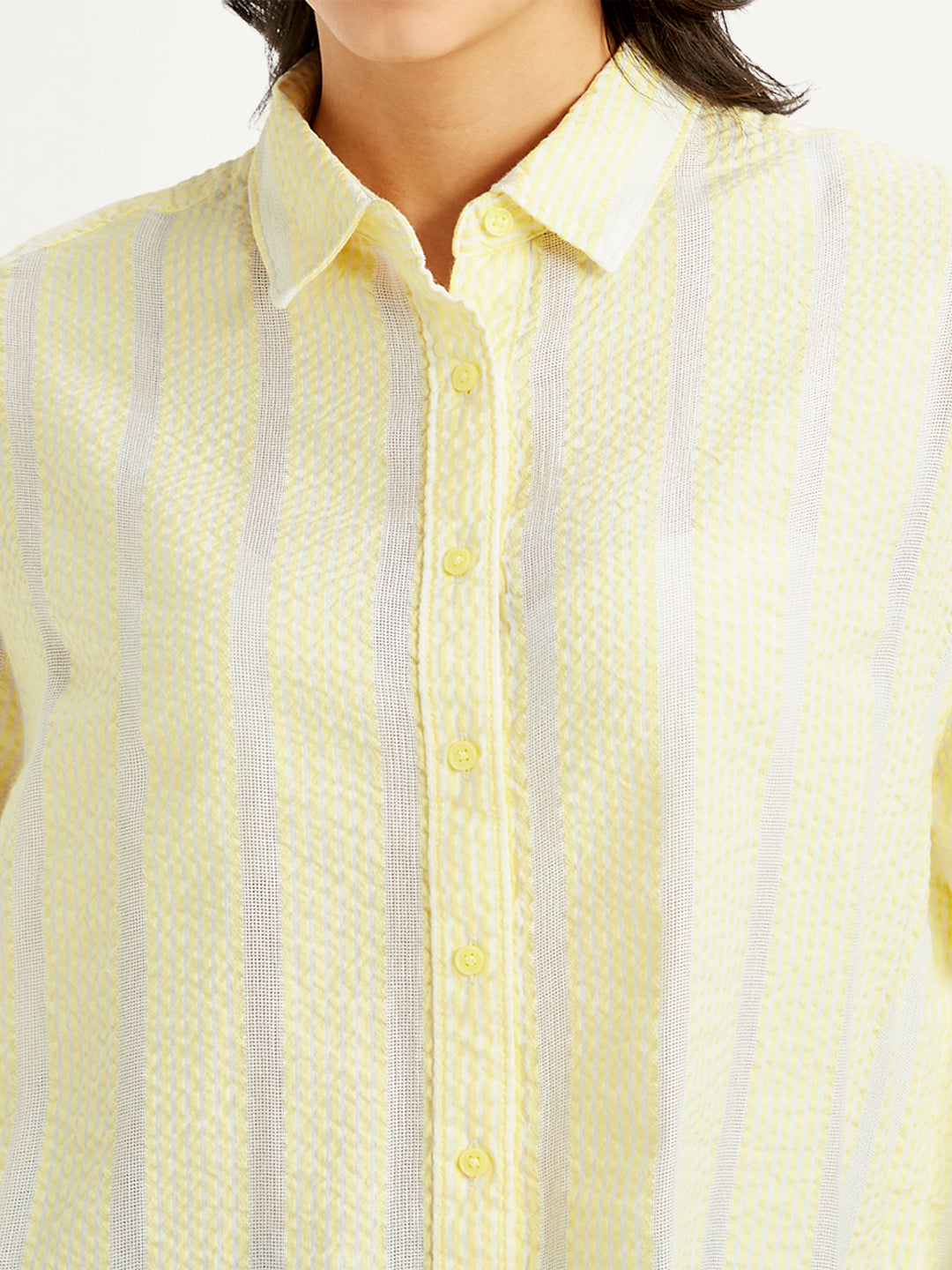 Women's Striped Relaxed Fit Shirt - 983536882c636bcb6aca4ba9844c33cc View