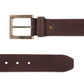 Men's Brown Solid Belt - 9cb68149-551d-491f-affa-3f51835c5fe11742206467324-Men-Solid-Leather-Belt-2241742206467213-3 View