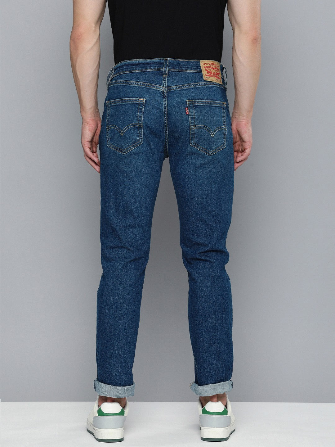 Men's 527 Blue Bootcut Fit Mid Rise Jeans - 9d5cdd8f-c3bf-4a79-88a9-d14d087b079d1709879343274-Levis-Men-Jeans-7461709879342663-3 View