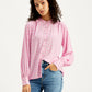 Women's All Over Print Pink Top - e6e230e2-fd63-4f03-8de1-56c38a701170 View
