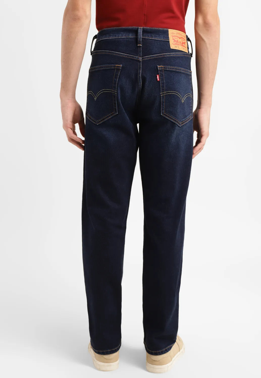 Men s 551Z Dark Indigo Loose Straight Fit Jeans Levis India Store