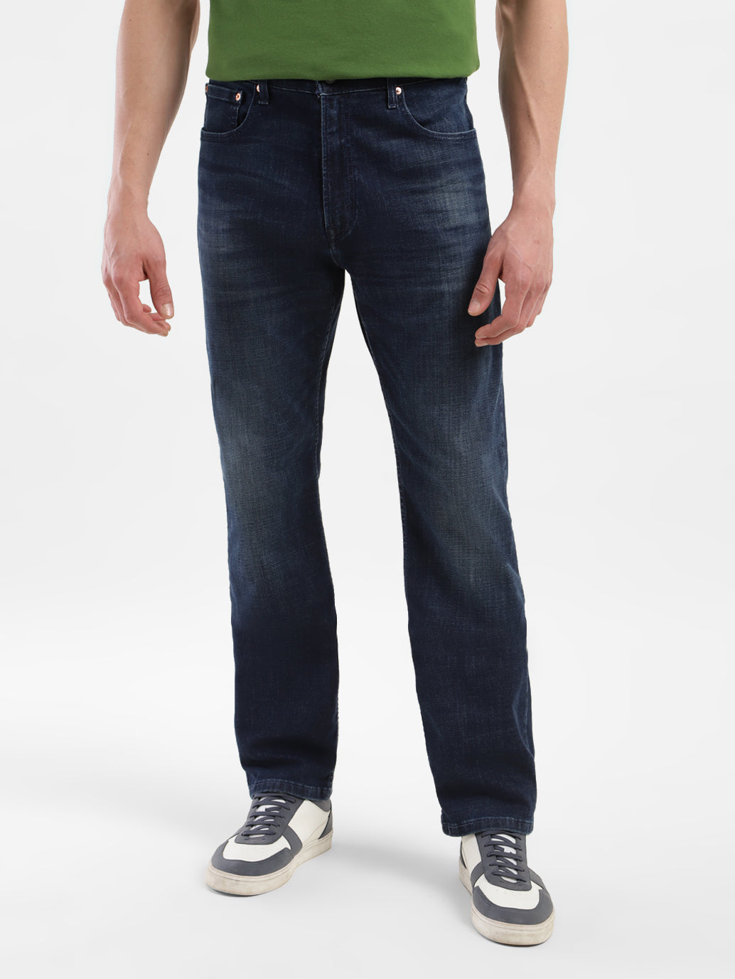 Men's 551 Blue Loose Fit Mid Rise Jeans