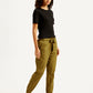 Women's High Rise Brown Regular Fit Joggers