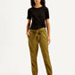 Women's High Rise Brown Regular Fit Joggers