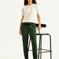 Women's High Rise Green Regular Fit Joggers