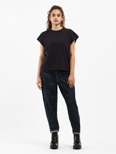 levi's Women's Blue Loose Tapered Fit High Rise Jeans-picture-13