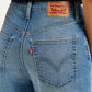 Women's Blue Loose Tapered Fit High Rise Jeans - 04c24047-43cd-4865-acde-7b7229bb7a83 View