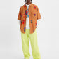 Men's Yellow Loose Fit Trousers