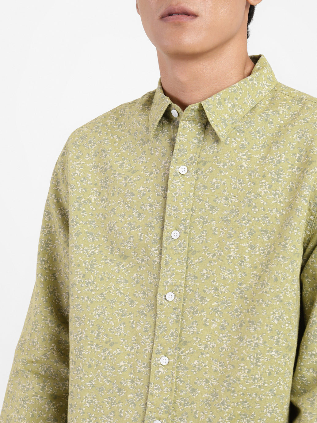 Men's Floral Print Spread Collar Shirt – Levis India Store