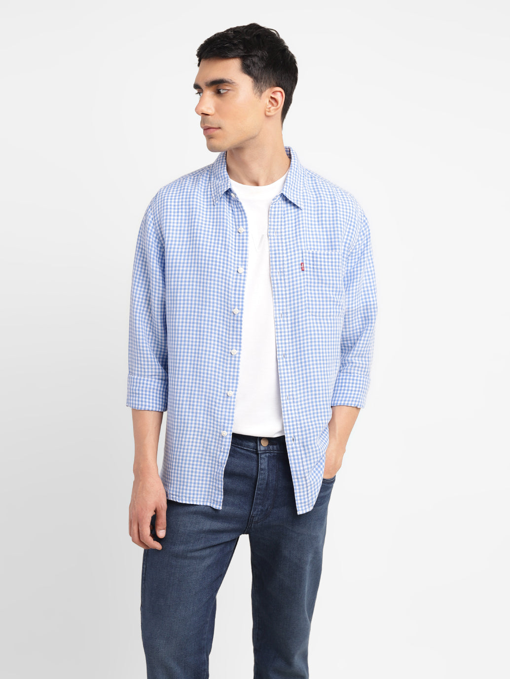 Men's Checkered Slim Fit Shirt