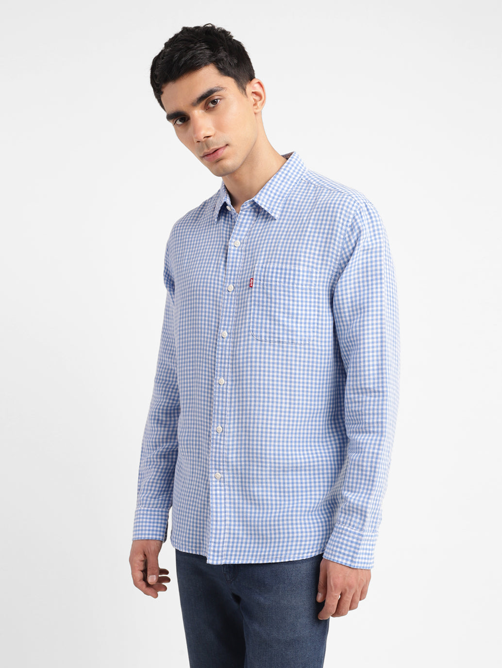 Men's Checkered Slim Fit Shirt