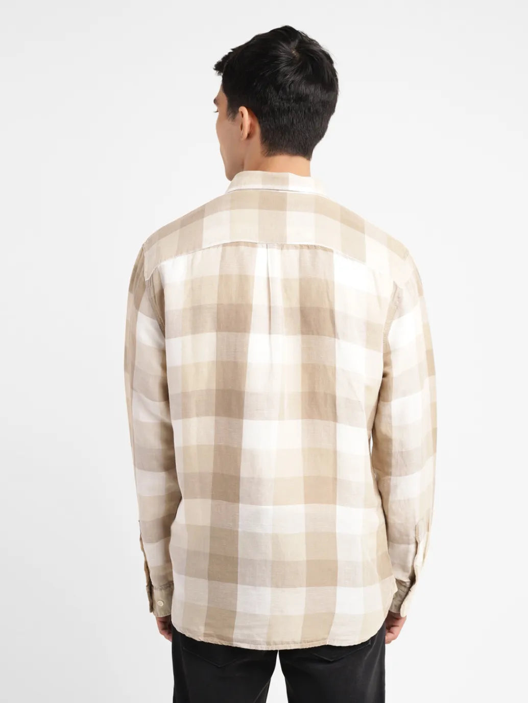 Men's Checkered Slim Fit Shirt - 7aec6287-f919-492b-99ee-2b8915068832 View