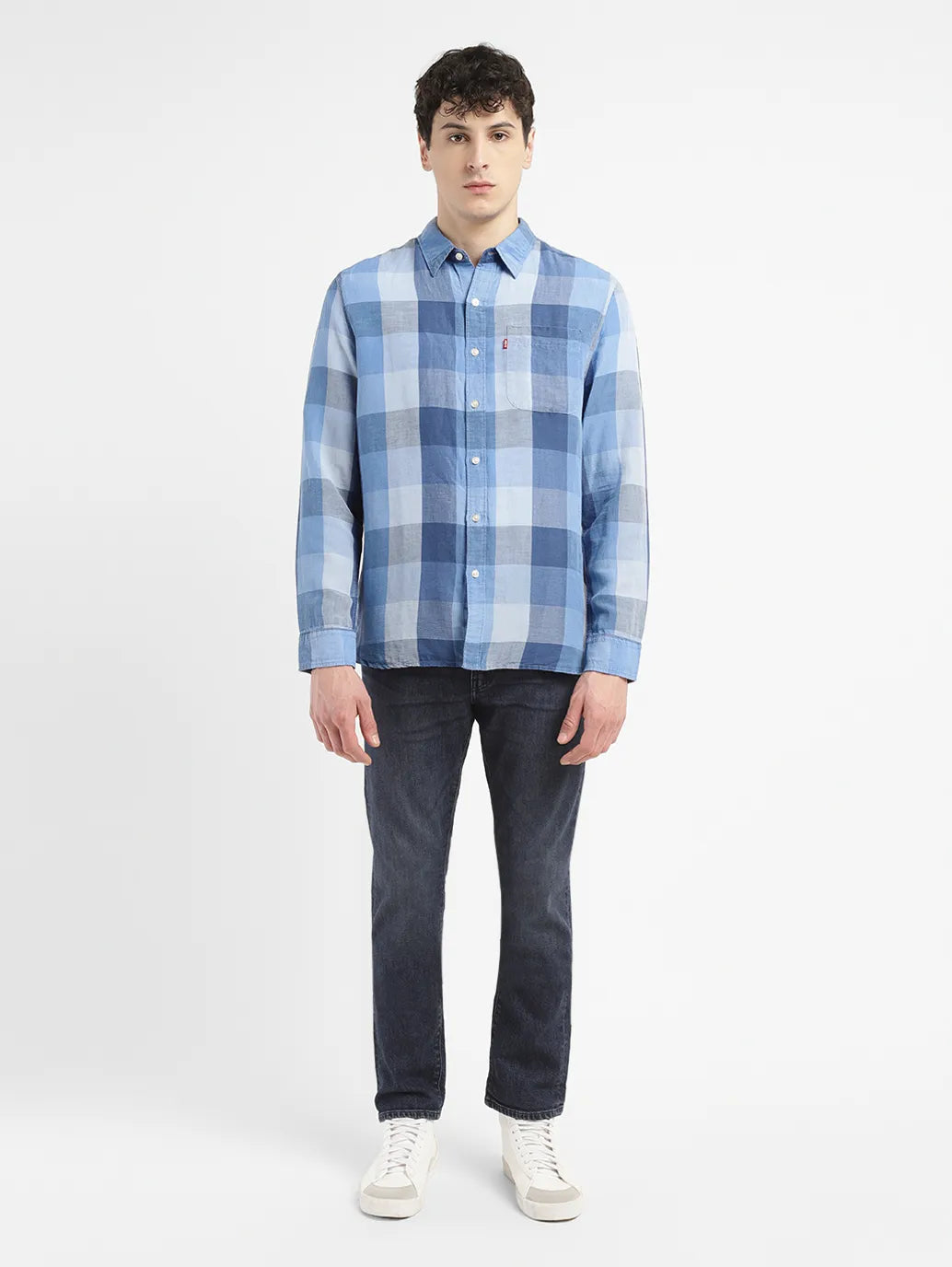 Men's Checkered Slim Fit Shirt