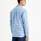 Men's Checkered Spread Collar Shirt