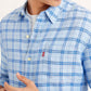 Men's Checkered Spread Collar Shirt