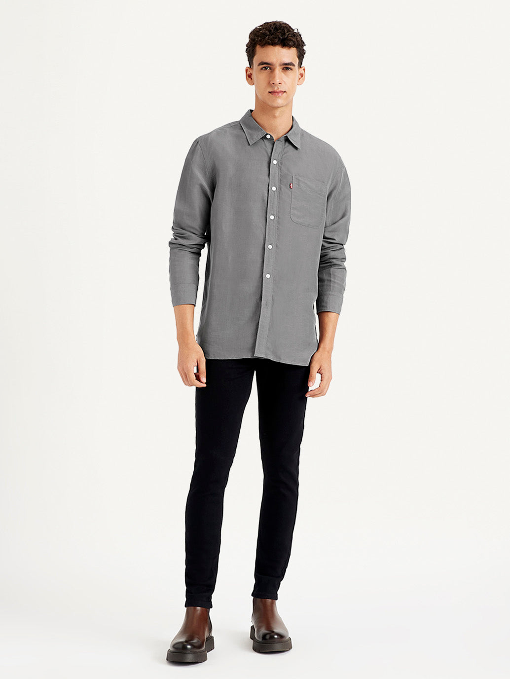 Men's Solid Regular Fit Shirt