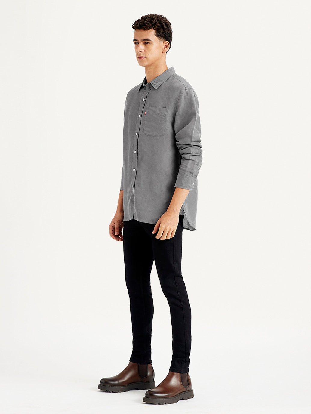 Men's Solid Regular Fit Shirt