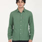 Men's Solid Slim Fit Shirt - Front View