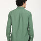 Men's Solid Slim Fit Shirt - Back View