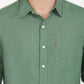 Men's Solid Slim Fit Shirt - deatil View