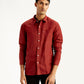 Men's Solid Regular Fit Shirt - Front View