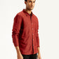 Men's Solid Regular Fit Shirt - Side View
