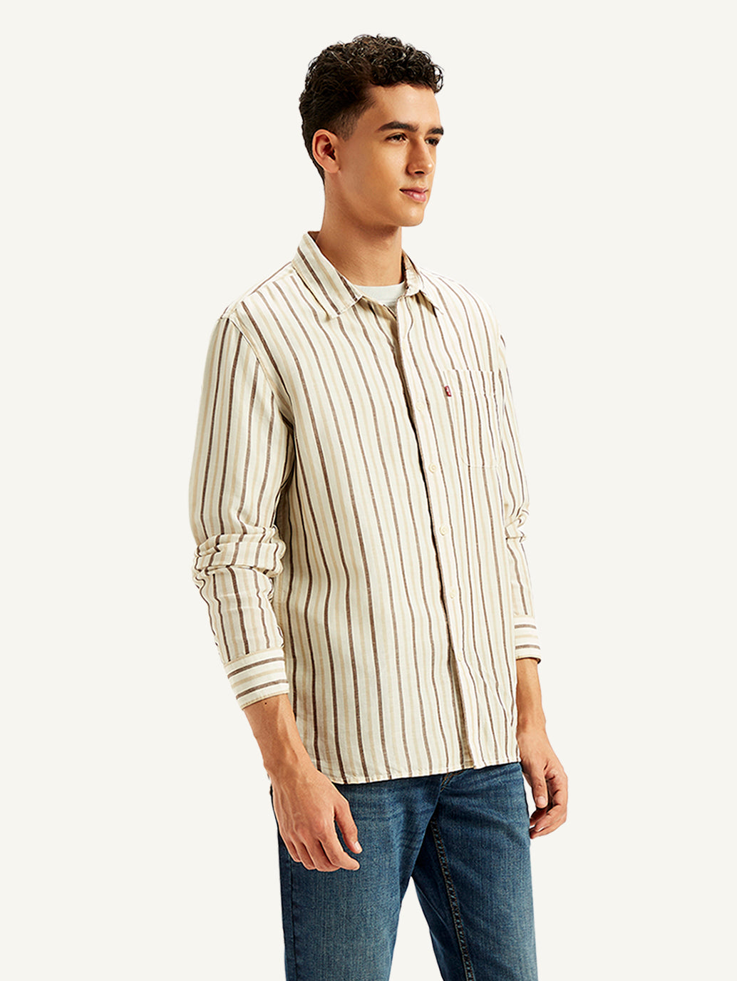 Men's Striped Regular Fit Shirt