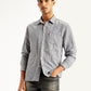 Men's Checkered Spread Collar Shirt - Styleshot View