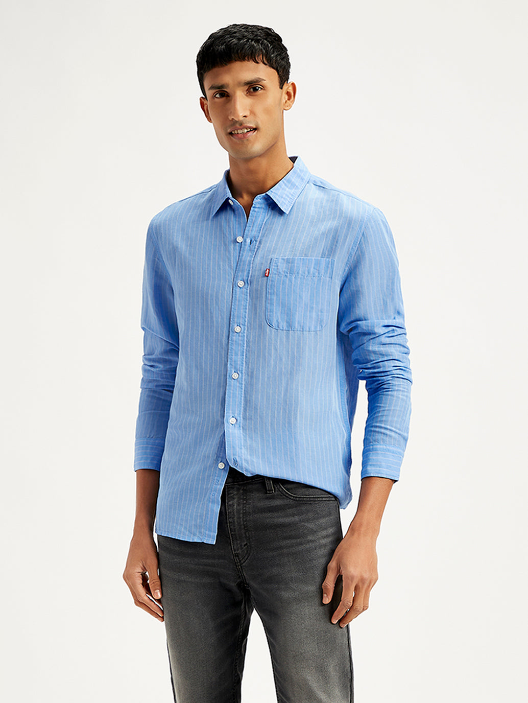 Men's Striped Regular Fit Shirt