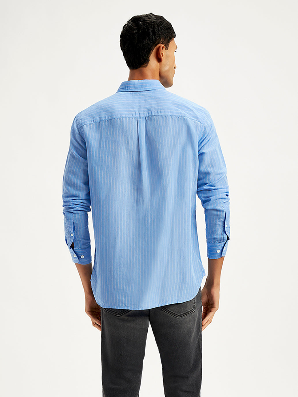 Men's Striped Regular Fit Shirt