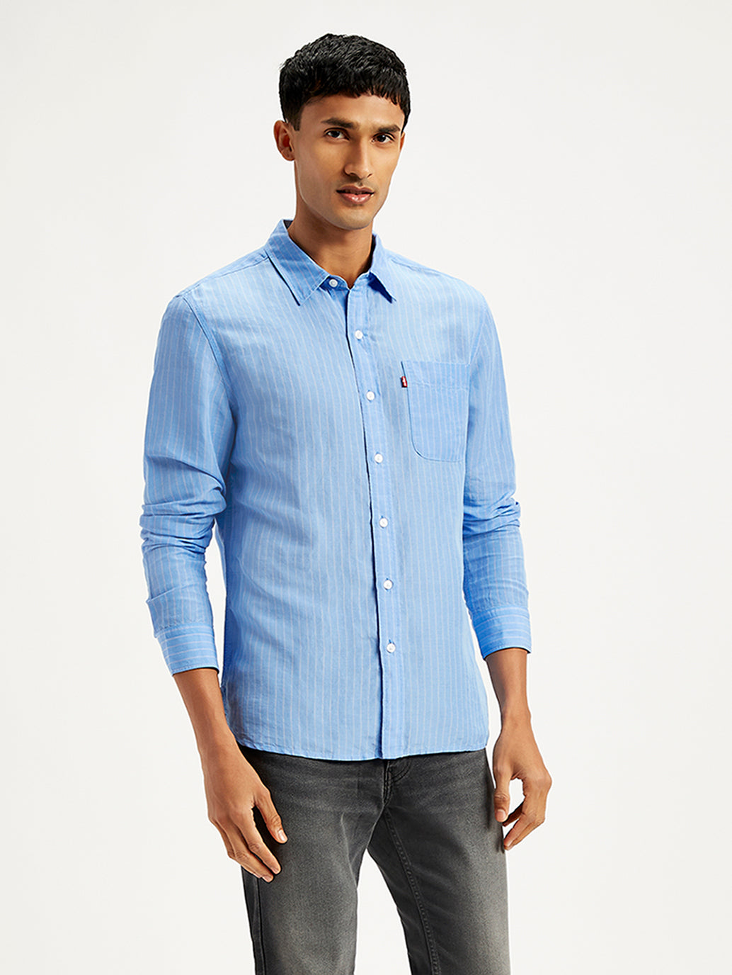 Men's Striped Regular Fit Shirt