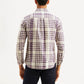 Men's Checkered Slim Fit Linen Shirt - 14ff151f-fdca-4f4e-9a53-e730c499c172 View