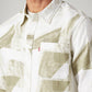 Men's Abstract Slim Fit Linen Shirt - 20 View