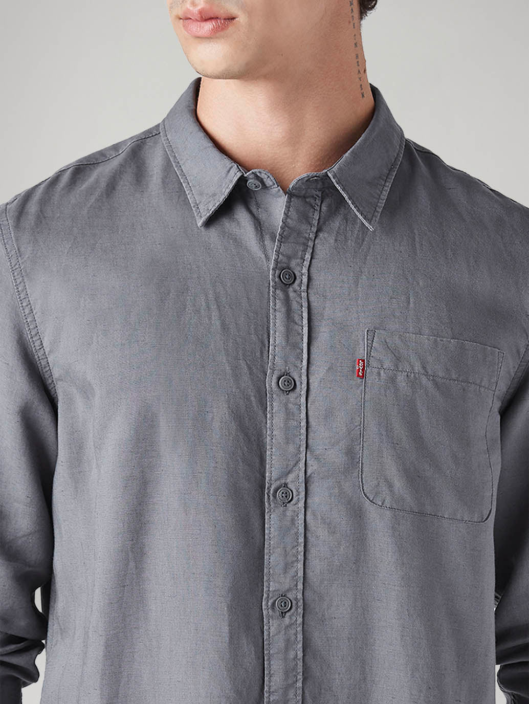 Men's Solid Slim Fit Linen Shirt - 20 View