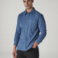 Men's Solid Slim Fit Corduroy Shirt - Styleshot View