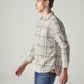 Men's Checkered Slim Fit Linen Shirt - 20 View