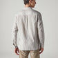 Men's Striped Slim Fit Linen Shirt - 20 View