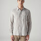 Men's Striped Slim Fit Linen Shirt - 20 View