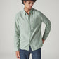 Men's Striped Slim Fit Linen Shirt - Styleshot View