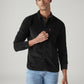 Men's Solid Slim Fit Corduroy Shirt - Styleshot View