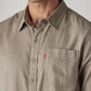 Men's Solid Slim Fit Shirt - Detail View