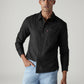 Men's Solid Slim Fit Shirt - Styleshot View